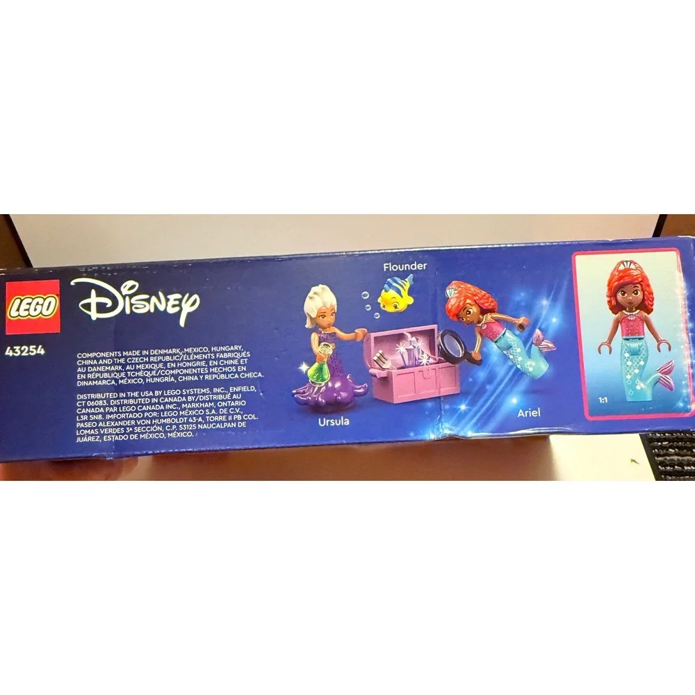 LEGO Disney Ariel's Crystal Cavern Kids 141pc Multi NEW 43254 Mermaid Set